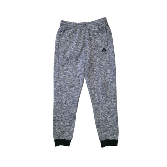 Adidas Boys Jogger Sweatpants L (14/16) Gray Athletic Pants - Picture 1 of 6